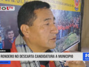 Cajamarca: rondero no descarta candidatura a municipio