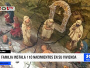 Chiclayo: familia instala 110 nacimientos en su vivienda