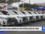 La Libertad: piden investigar compra de cien patrulleros del GORE
