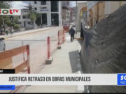 Huaraz: regidora justifica retraso en obras municipales