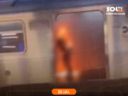 Ataque en el metro de Nueva York: mujer es quemada viva en un vagón