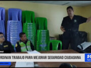 Huaraz: coordinan trabajo para mejorar seguridad ciudadana