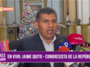 «Hemos visto un lavado de manos (de la Mesa Directiva) porque no recuerdan quién puso el CV de Jorge Torres Saravia”, afirmó Jaime Quito, congresista de la República.