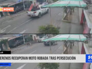 Trujillo: serenos recuperan moto robada tras persecución