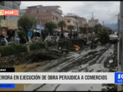 Huaraz: demora en ejecución de obra perjudica a comercios