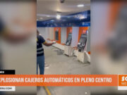 Tumbes: explosionan cajeros automáticos en pleno centro