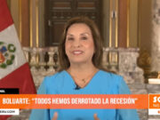 Boluarte: “Todos hemos derrotado la recesión.»