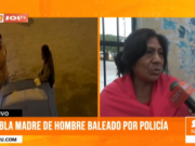 Trujillo: madre de hombre baleado por policía exige justicia para su hijo