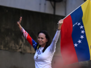 María Corina Machado desafía al régimen de Maduro: sale a protestar en Caracas y es secuestra violentamente