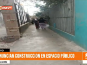 Vecinos de la Urb. Palermo denuncian construcción en espacios públicos