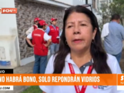 Solo repararán vidrios rotos a familias afectadas tras atentado al Ministerio Público