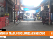 Continúan trabajos de limpieza y fumigación en mercado La Hermelinda
