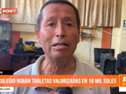 Chiclayo: en colegio roban tabletas valorizadas en S/18 mil