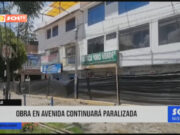 Huaraz: obra en avenida continuará paralizada