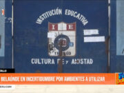 I.E Belaúnde en incertidumbre por ambientes a utilizar