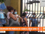 Preocupación por promedio de cuatro casos al día de COVID-19