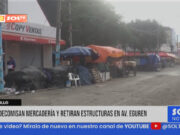Trujillo: decomisan mercadería y retiran estructuras en Av. Eguren