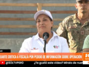 Trujillo: Boluarte critica a Fiscalía por pedido de información sobre intervención quirúrgica