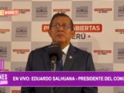 «No acostumbro a dar un paso al costado y no hay un motivo fundamentado para censurarme»: Eduardo Salhuana, Presidente del Congreso