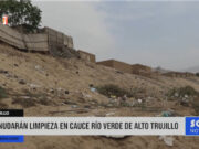 Trujillo: reanudarán limpieza en cauce del río Verde de Alto Trujillo