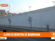 La Libertad: lluvias de madrugada generan pequeñas lagunas en las pistas