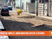 Trujillo: vecinos cierran calles por retraso de más de un mes en obra del jirón Mantaro