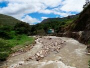 Río cajamarquino en riesgo de desborde por aumento de caudal
