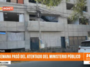 Trujillo: colocan lunas una semana después del atentado al Ministerio Público
