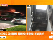 Trujillo: incendio consume segundo piso de vivienda