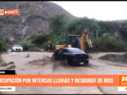 Áncash: preocupación por intensas lluvias y desborde de ríos