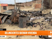 La Esperanza: vivienda queda destruida tras incendio provocado