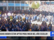 Huaraz: colegios deben estar aptos para inicio del año escolar