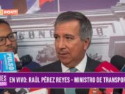 «Paro de un sector del transporte tenía connotación política. No desconocemos que haya un problema de seguridad ciudadana»: Raúl Pérez Reyes, ministro de Transportes y Comunicaciones