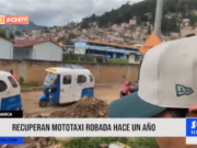 Cajamarca: rondas urbanas recuperan mototaxi robada hace un año
