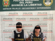 Trujillo: capturan dos sujetos de presunta banda criminal “Los Capibaras de la FM” en Florencia de Mora