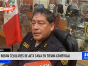 Chiclayo: roban celulares de alta gama en tienda comercial