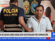 La Libertad: aún no vacan a consejero sentenciado por corrupción