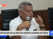 Trujillo: Acuña pide que Fiscalía investigue contrato en Gerencia de Trabajo