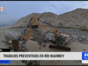 Áncash: trabajos preventivos en río Huarmey