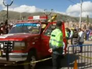 Puno: bailarina muere atropellada por grúa durante fiesta de la Virgen de la Candelaria