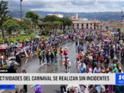 Cajamarca: actividades del carnaval se realizan sin incidentes