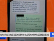 Trujillo: salen a la luz supuestos chats entre policías y un implicado en secuestro