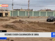 Chiclayo: vecinos exigen culminación de obra paralizada