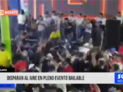 Chiclayo: disparan al aire en pleno evento bailable