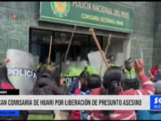 Áncash: atacan comisaría de Huari por liberación de presunto asesino