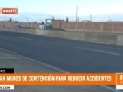 Trujillo: colocan muros de contención para reducir accidentes en Panamericana Norte