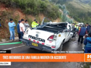 La Libertad: tres miembros de una familia mueren en accidente