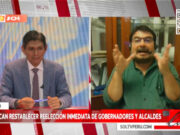 “Propuesta de reelección busca usar presupuestos de municipios y gobiernos regionales en las campañas”: Freddy Vracko, presidente de la Asociación de Movimientos Regionales