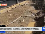 Huaraz: obra de avenida Luzuriaga continúa ejecutándose