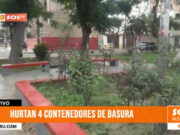 Trujillo: vecinos denuncian hurto de cuatro contenedores en parque San Eloy